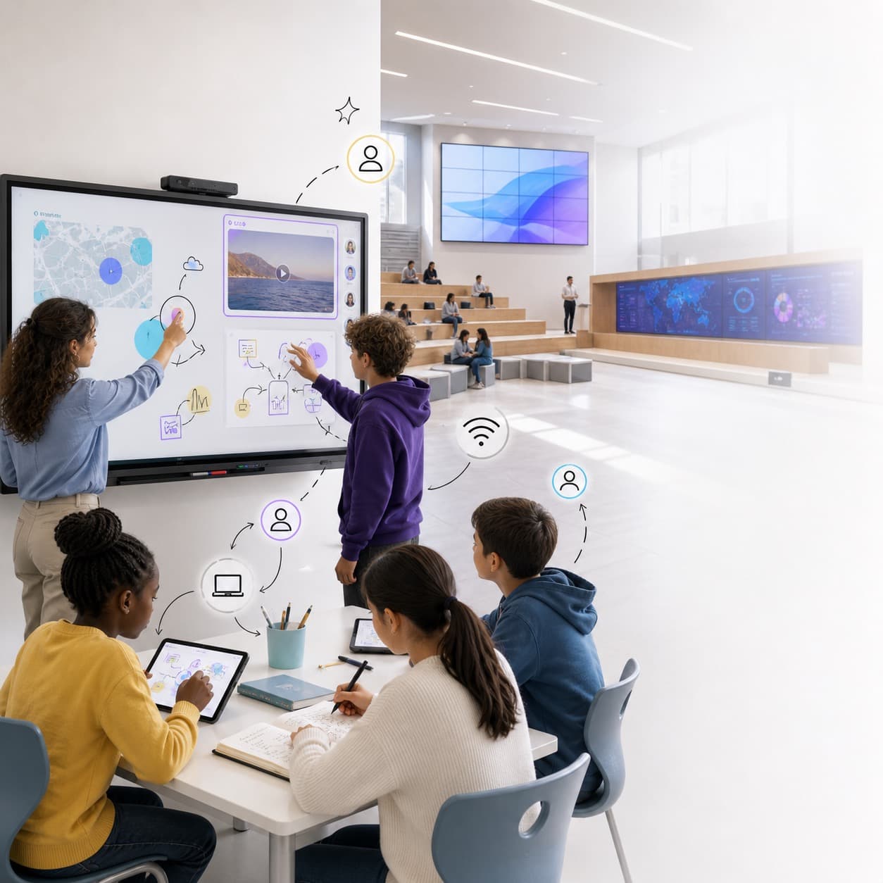 Monitor interattivi e sistemi visuali