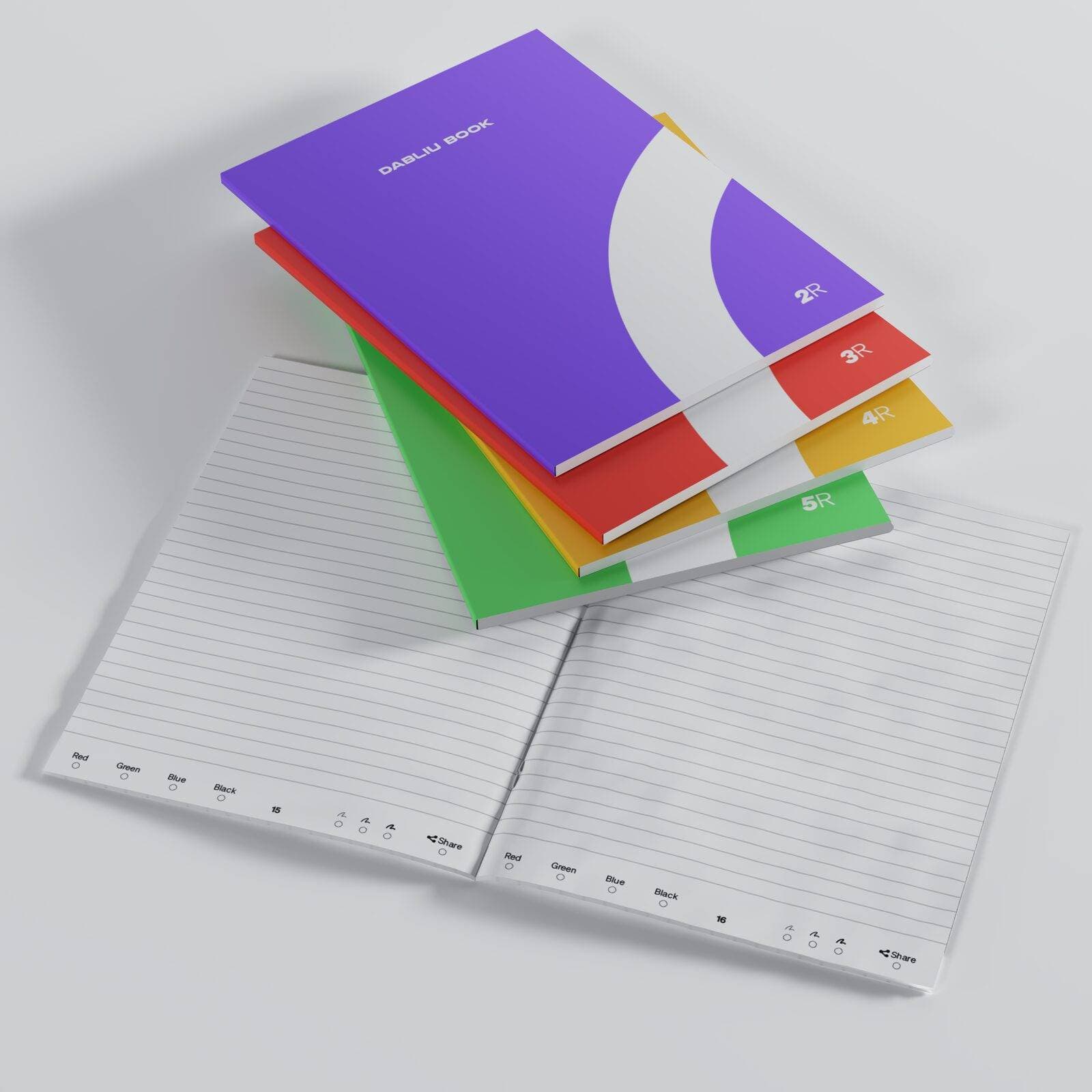 Wacebo DabliuBook righi 1-5